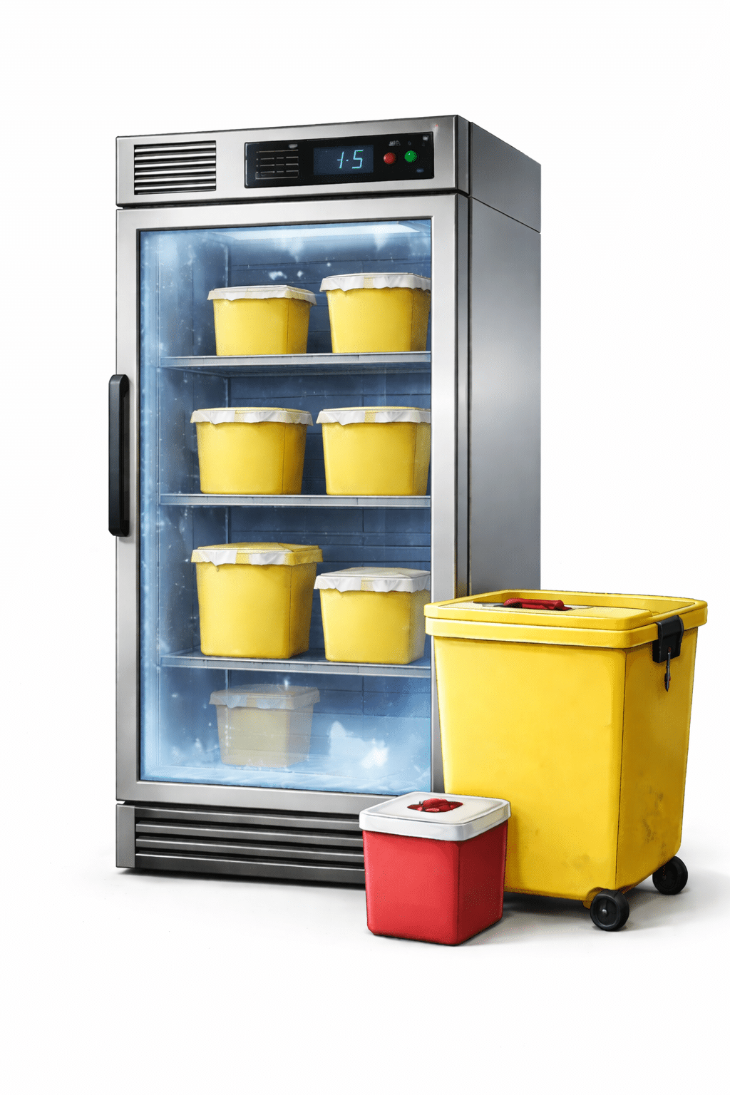 chłodziarka do odpadów medycznych